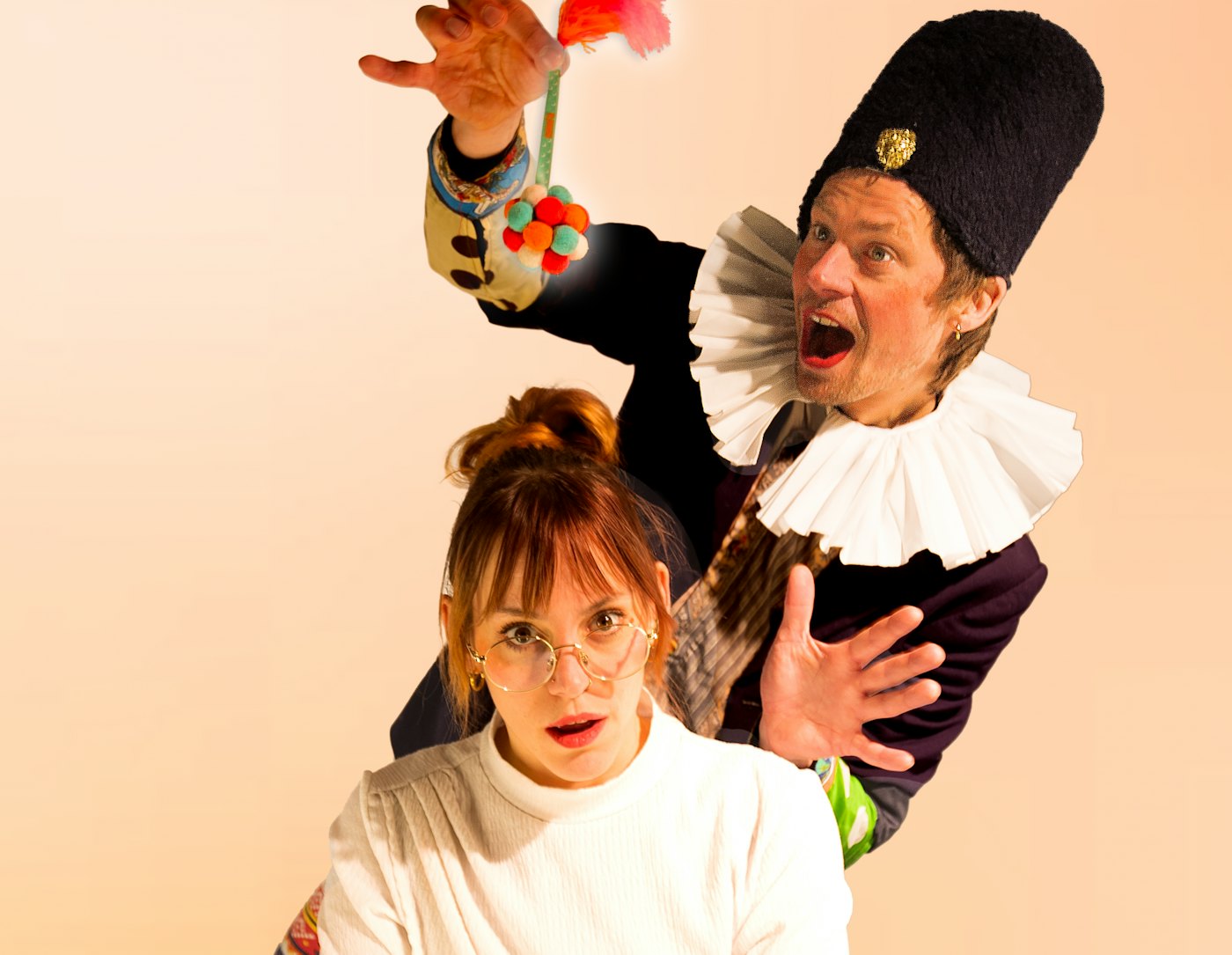 Huisjes poster peach v1